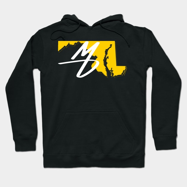 MD STATE DESIGN Hoodie by The C.O.B. Store